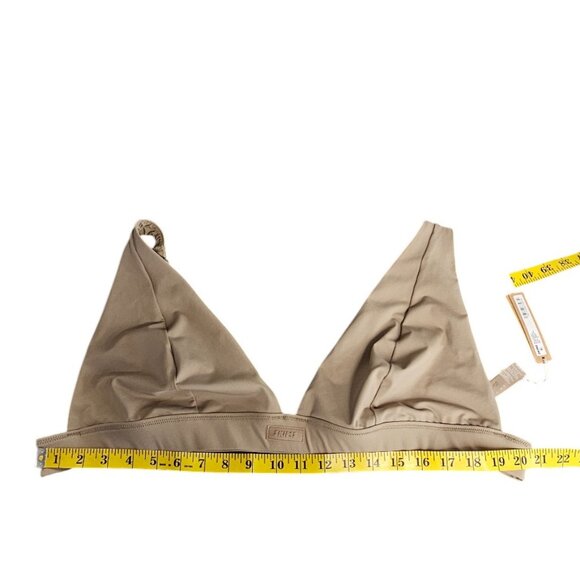 SKIMS Recycled Swim Plunge Bikini Top, Desert, Plus Size, Swimwear, Resort, 4X - Picture 7 of 8